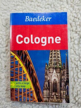 Baedeker Cologne Travel Guide Paperback English Pocket City Map & Highlights